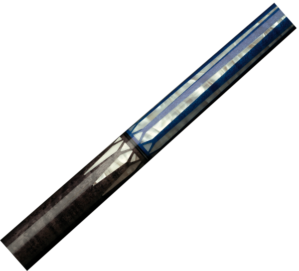 Longoni carom cue - Blue Night by Marco Zanetti